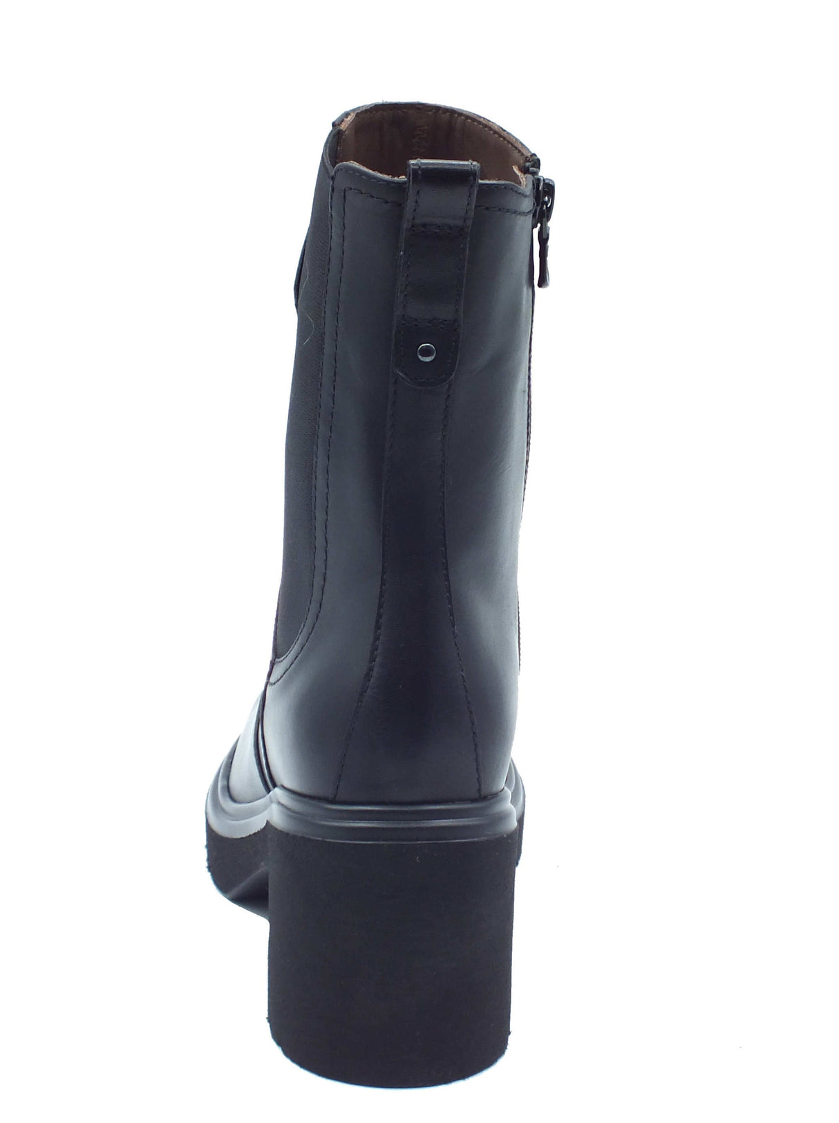Nero Giardini Nero Giardini Tronchetti con tacco Donna I618080D Guanto Col. Nero pelle nero Nero