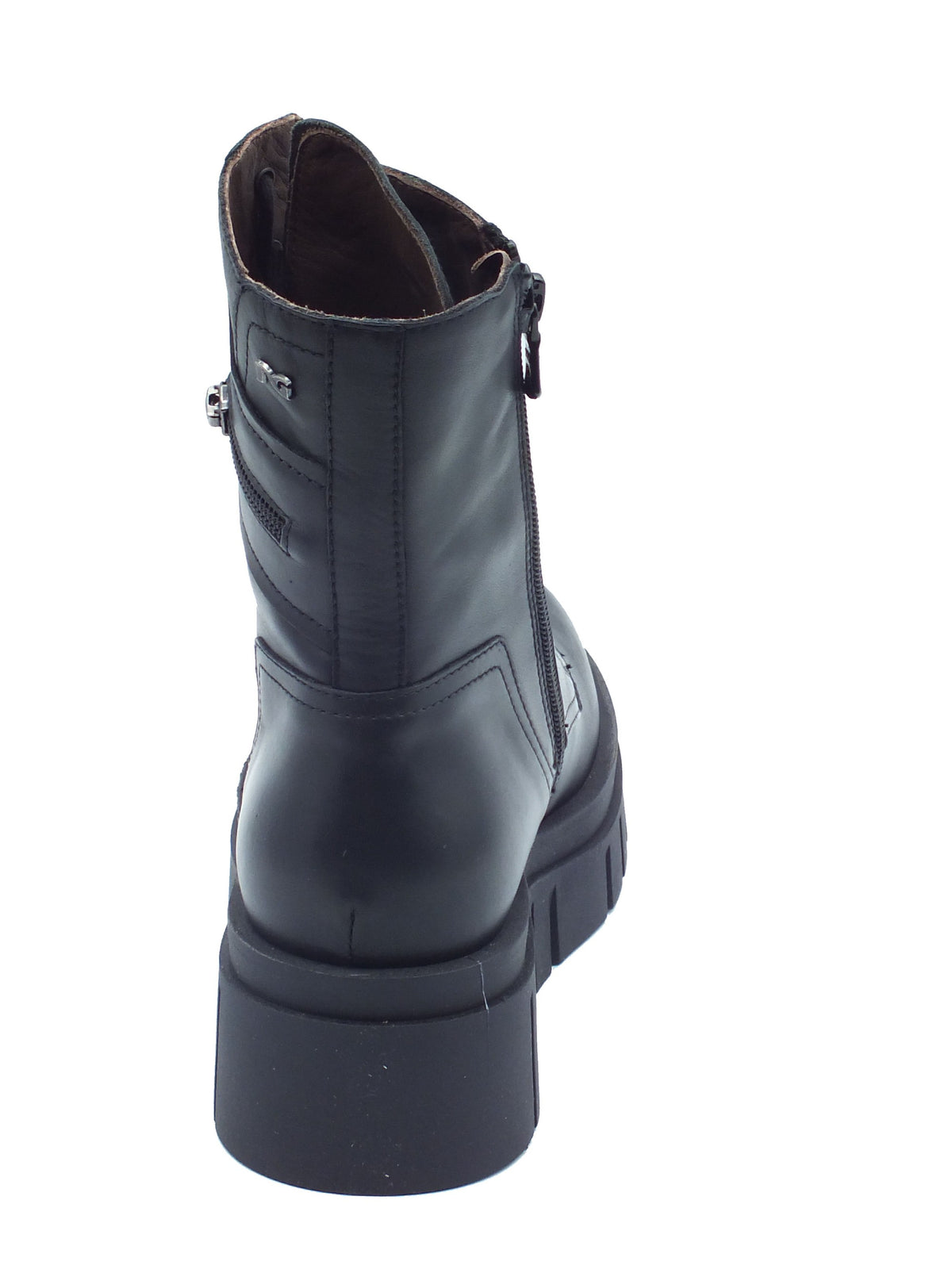 Nero Giardini Nero Giardini Tronchetti con zeppa Donna I618103D Guanto Col. Nero pelle nero Nero