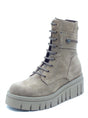 Nero Giardini Nero Giardini Tronchetti con zeppa Donna I618104D Velour Col. Fango pelle marrone Fango