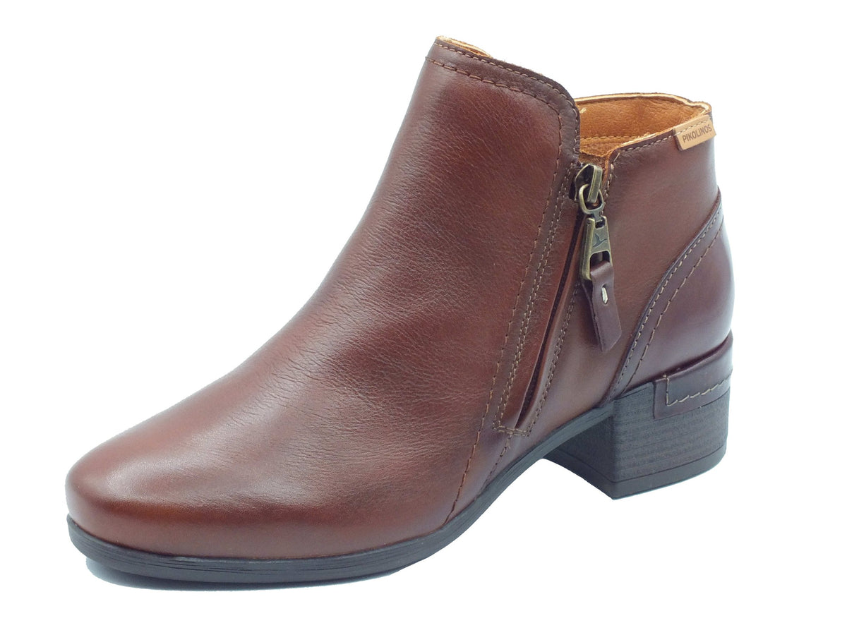 Pikolinos Pikolinos Tronchetti con tacco Donna W6W-8648 Malaga Cuero pelle marrone Cuero
