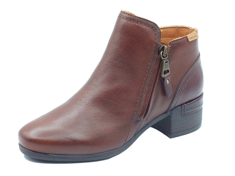 Pikolinos Pikolinos Tronchetti con tacco Donna W6W-8648 Malaga Cuero pelle marrone Cuero