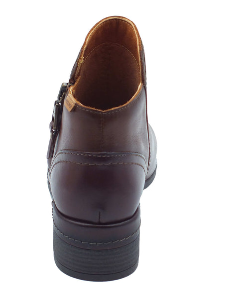 Pikolinos Pikolinos Tronchetti con tacco Donna W6W-8648 Malaga Cuero pelle marrone Cuero