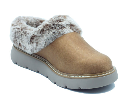 Skechers Skechers Sabot Donna 114762 Cozy Blend Chestnut sintetico marrone Chestnut