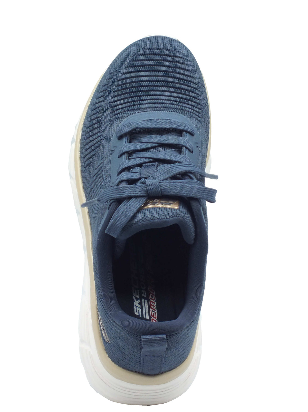 Skechers Skechers Sportive Donna 117385 Flying Hi Navy Gold sintetico blu Navy Gold