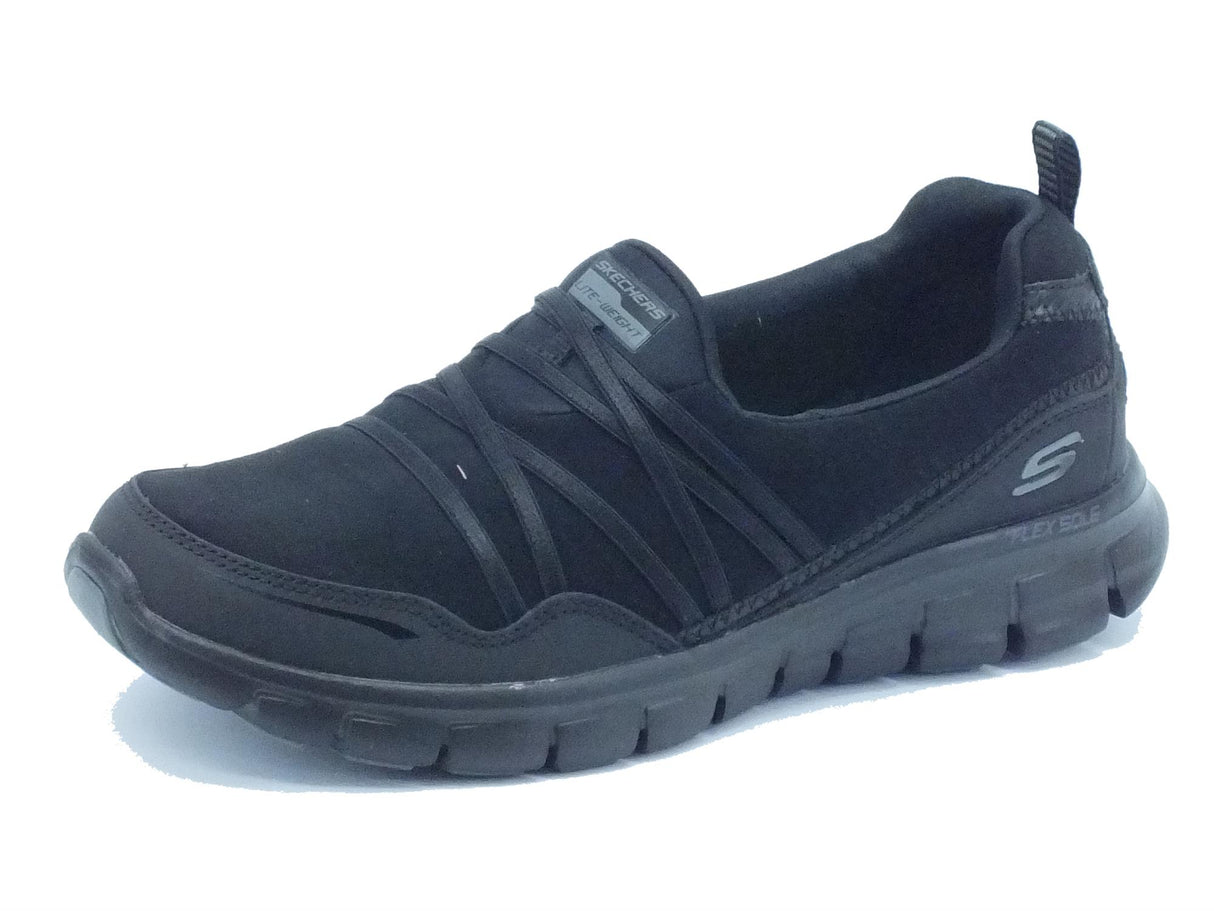 Skechers Mocassino per donna Skechers Sport in tessuto nero Black