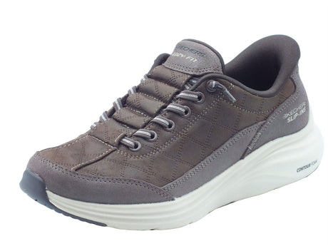 Skechers Skechers Slip-on Donna 150507 Natural Chocolate pelle marrone Marrone
