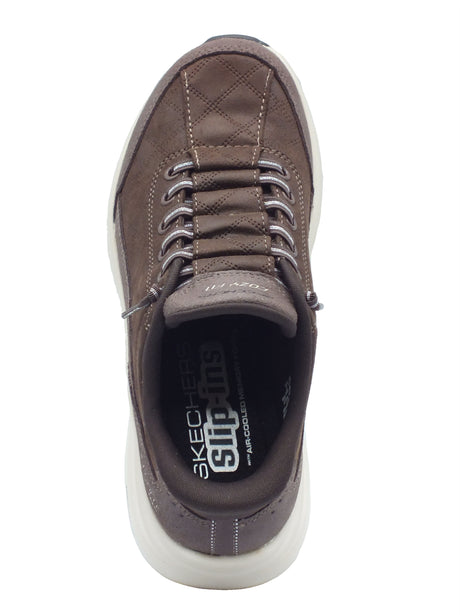 Skechers Skechers Slip-on Donna 150507 Natural Chocolate pelle marrone Marrone
