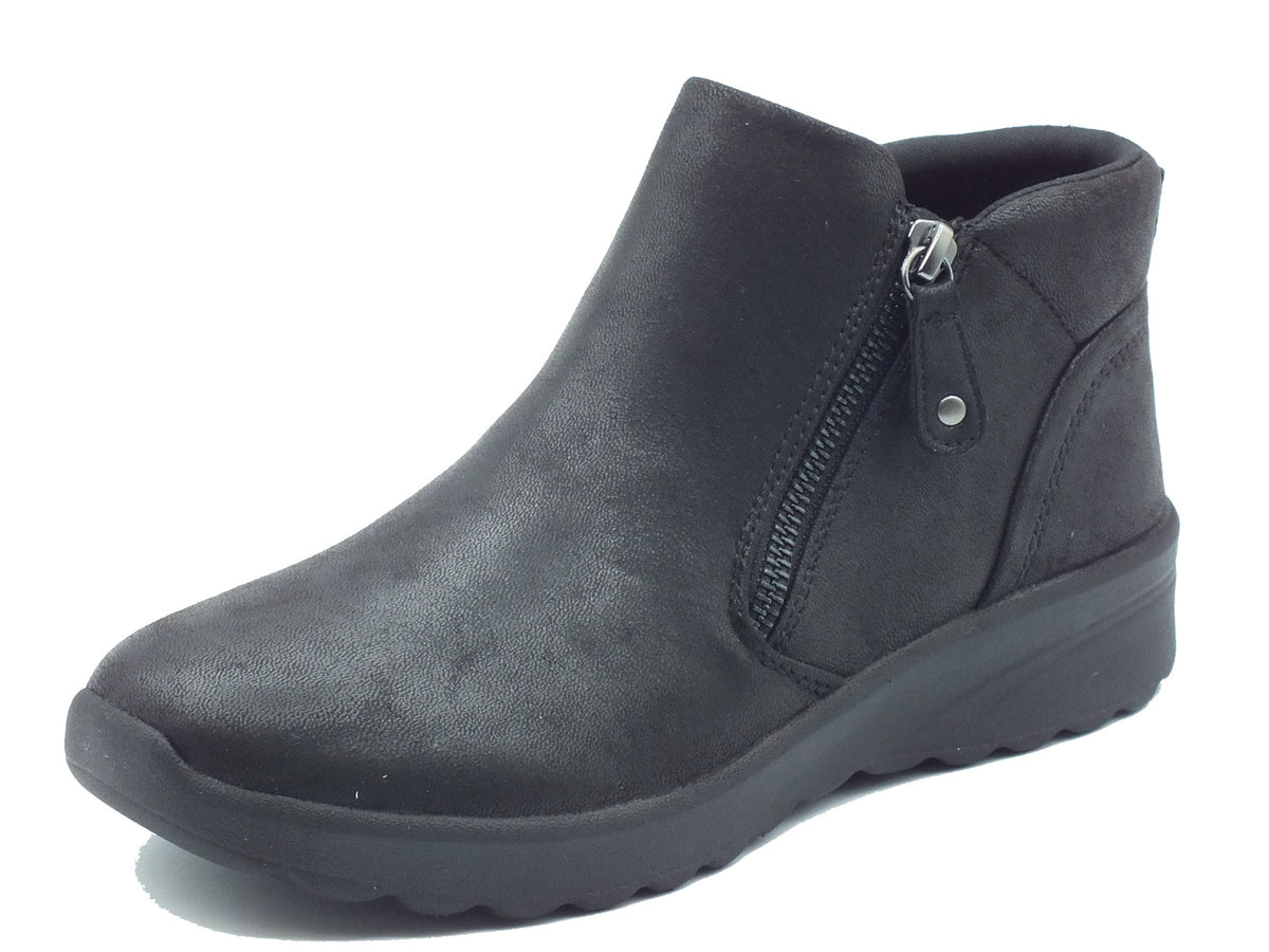 Skechers Skechers Tronchetti con zeppa Donna 158952 Fall in Bloom Black sintetico nero Black