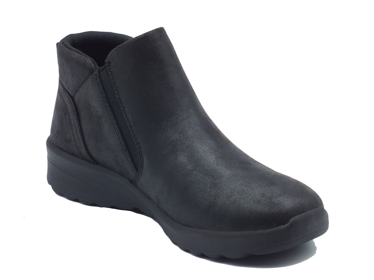 Skechers Skechers Tronchetti con zeppa Donna 158952 Fall in Bloom Black sintetico nero Black