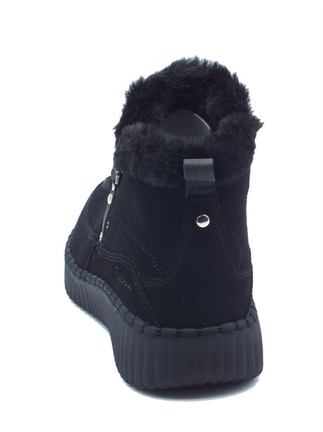 Skechers Skechers Tronchetti con zeppa Donna 168108 Fresh Zip Black pelle nero Black