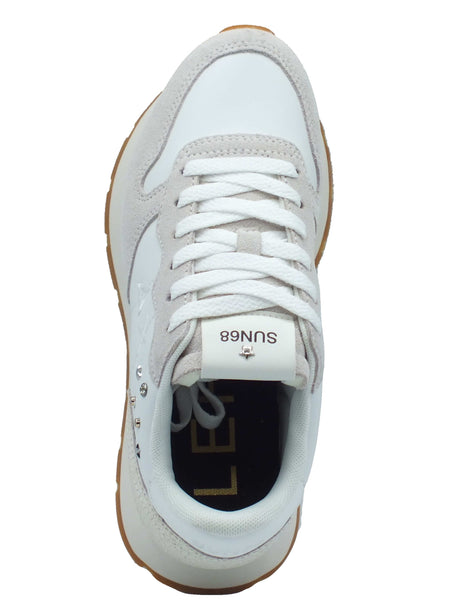 SUN68 SUN68 Sportive Donna Z46206 Ally Studs Bianco pelle bianco Bianco