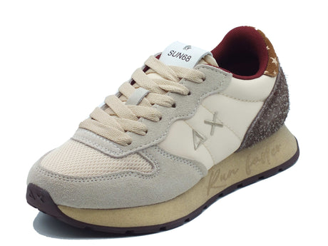 SUN68 SUN68 Sportive Donna Z46207 Ally Vintage Bianco Panna pelle bianco Bianco Panna