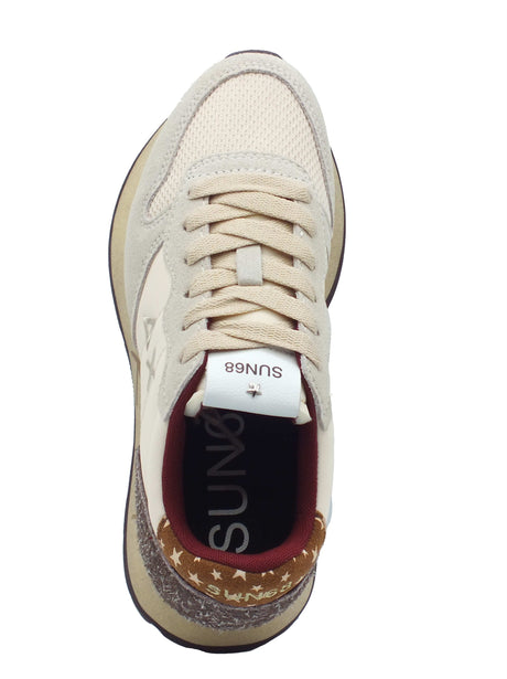 SUN68 SUN68 Sportive Donna Z46207 Ally Vintage Bianco Panna pelle bianco Bianco Panna