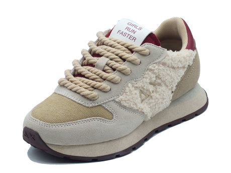SUN68 SUN68 Sportive Donna Z46208 Ally Winter Bianco Panna pelle bianco Bianco Panna