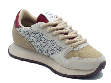 SUN68 SUN68 Sportive Donna Z46208 Ally Winter Bianco Panna pelle bianco Bianco Panna