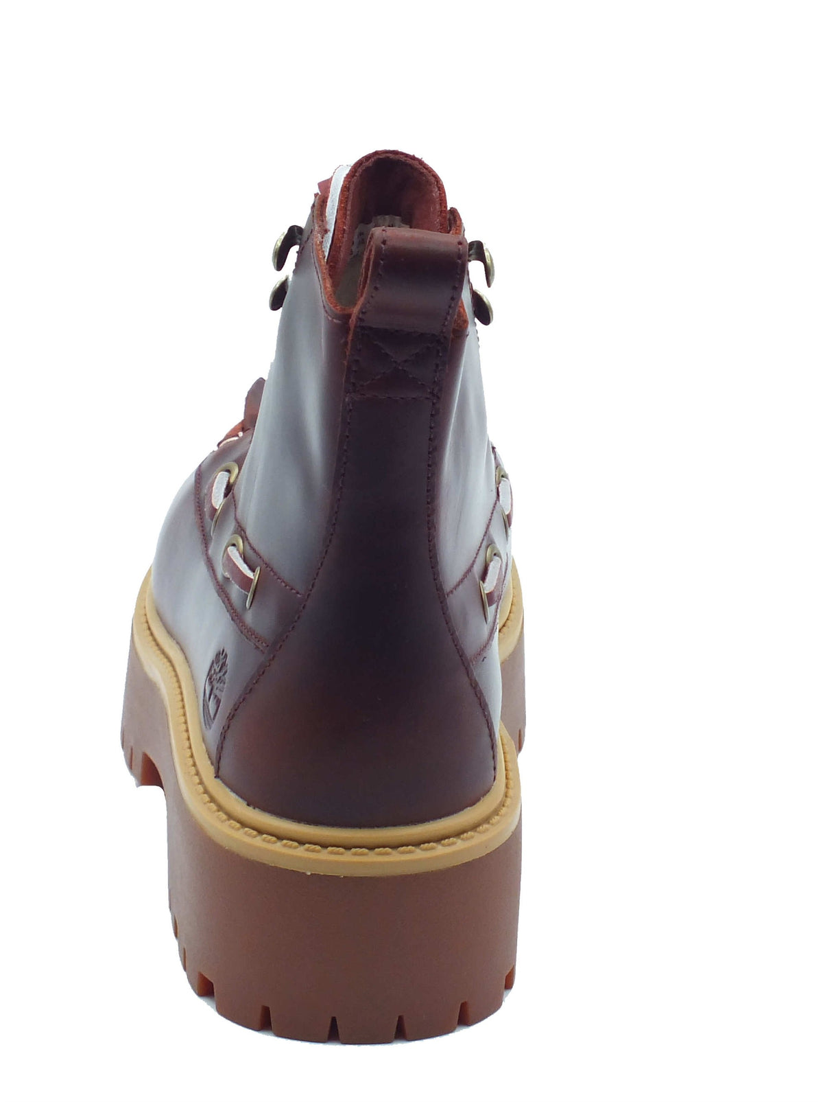 Timberland Timberland Scarponcini Donna 0A27YZ Stone Street Burgundy pelle marrone Burgundy