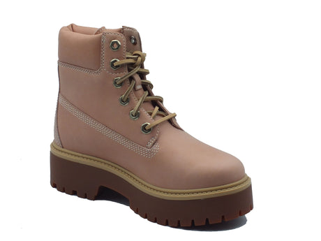 Timberland Timberland Scarponcini Donna 0A5THX Stone Street Light Pink pelle rosa rosa