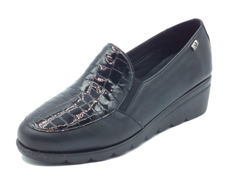Valleverde Valleverde Mocassini Donna VS10301E Nappa Black pelle nero Nero