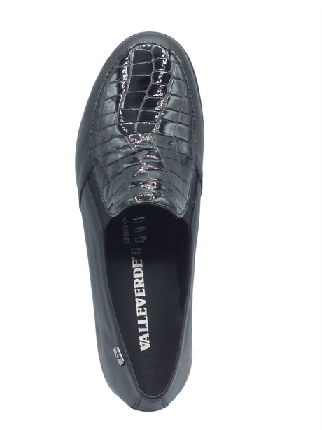 Valleverde Valleverde Mocassini Donna VS10301E Nappa Black pelle nero Nero