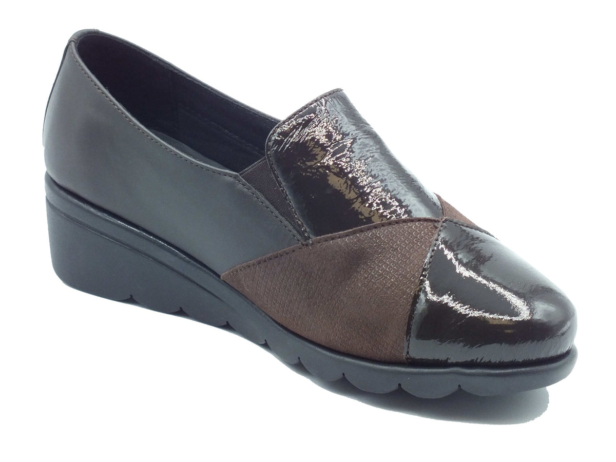 Valleverde Valleverde Mocassini Donna VS10303AE Naplak T.Moro pelle marrone Testa di Moro