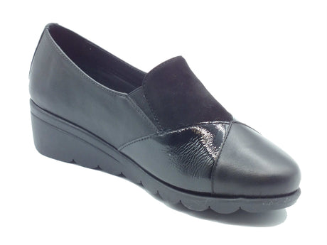 Valleverde Valleverde Mocassini Donna VS10303E Nappa Nero pelle nero Nero