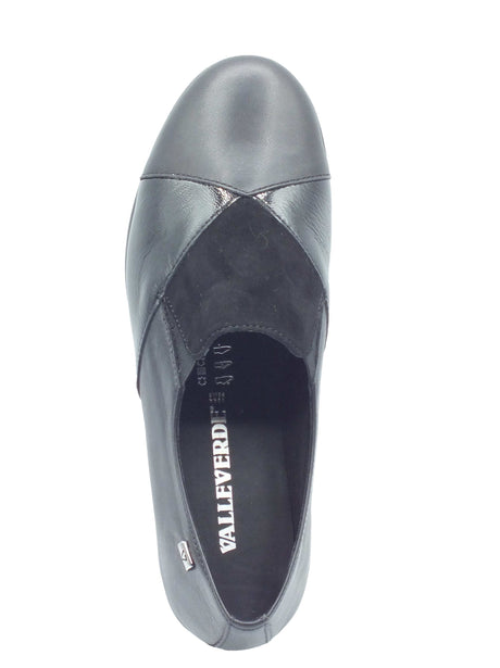 Valleverde Valleverde Mocassini Donna VS10303E Nappa Nero pelle nero Nero