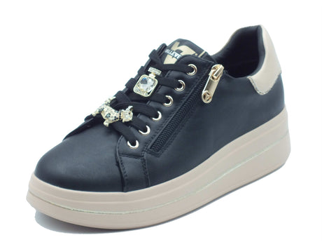 Valleverde Valleverde Sneakers Donna 35492 Nero sintetico nero Nero