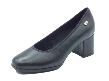 Valleverde Valleverde Decoltè con tacco Donna 36561 Nappa Nera pelle nero Nero