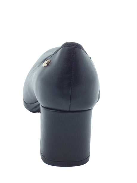 Valleverde Valleverde Decoltè con tacco Donna 36561 Nappa Nera pelle nero Nero