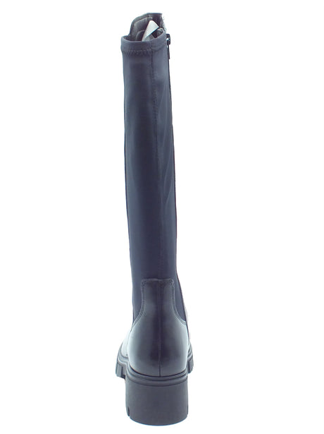 Valleverde Valleverde Stivali Donna 47405 Vitello Nero pelle nero Nero