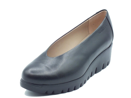 Wonders Wonders Decoltè con zeppa Donna C-33100 Nature Negro pelle nero Nero