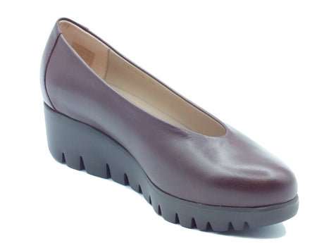 Wonders Wonders Decoltè con zeppa Donna C-33100 Nature Testa pelle marrone marrone