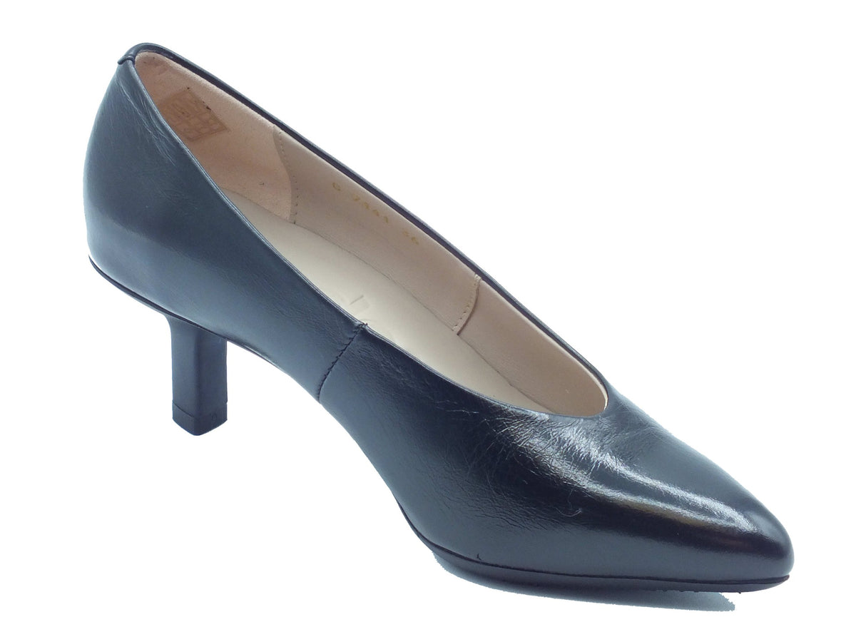 Wonders Wonders Decoltè con tacco Donna G-7141 FlexFit Talis Negro pelle nero Nero