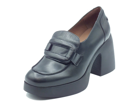Wonders Wonders Mocassini Donna H-4903 Infly Iseo Negro pelle nero Nero
