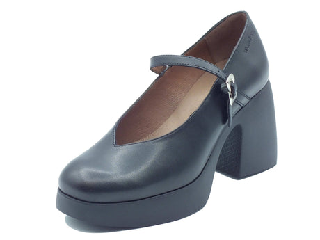 Wonders Wonders Decoltè con tacco Donna H-49100 Lady Isy Negro pelle nero Nero