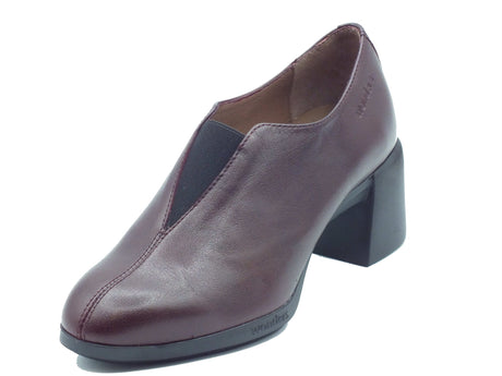 Wonders Wonders Mocassini Donna H-6722 Reghost Alice Vino pelle rosso bordò