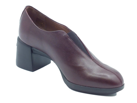 Wonders Wonders Mocassini Donna H-6722 Reghost Alice Vino pelle rosso bordò