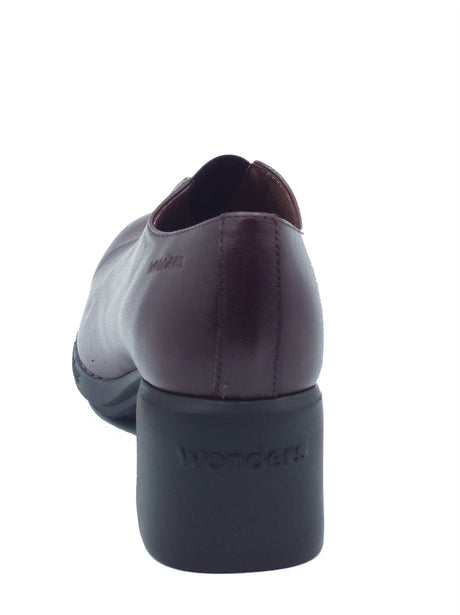 Wonders Wonders Mocassini Donna H-6722 Reghost Alice Vino pelle rosso bordò