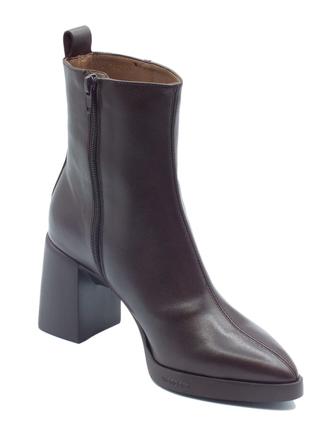 Wonders Wonders Tronchetti con tacco Donna L-1601 Vera Isy Testa pelle marrone Testa