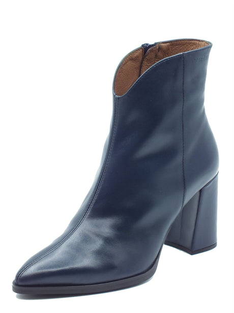 Wonders Wonders Tronchetti con tacco Donna M-5400 Bis Noche pelle blu Noche