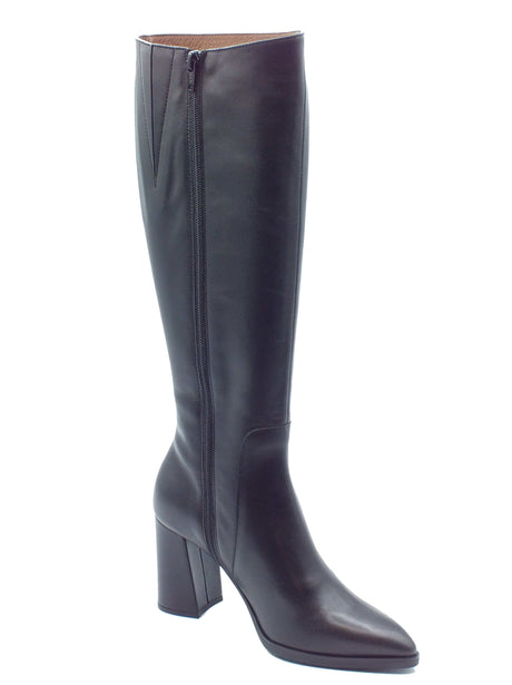 Wonders Wonders Stivali Donna M-5432 Aurora Isy Negro pelle nero Negro