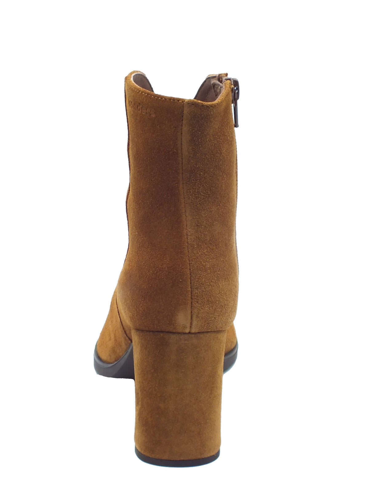 Wonders Wonders Tronchetti con tacco Donna M-5444 Charme Capuccino pelle marrone Cappuccino