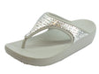 Crocs Infradito Crocs per donna Sloane Graphics in gomma grigio e cromato argento White Silver