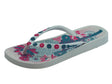Ipanema Infradito Ipanema Lovely per donna in caucciù bianco con fiori fondo bianco e multicolor