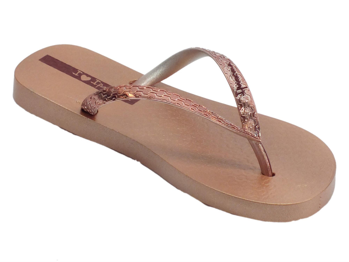 Ipanema Infradito Ipanema Glam per donna in caucciù rosa zeppa bassa Rose