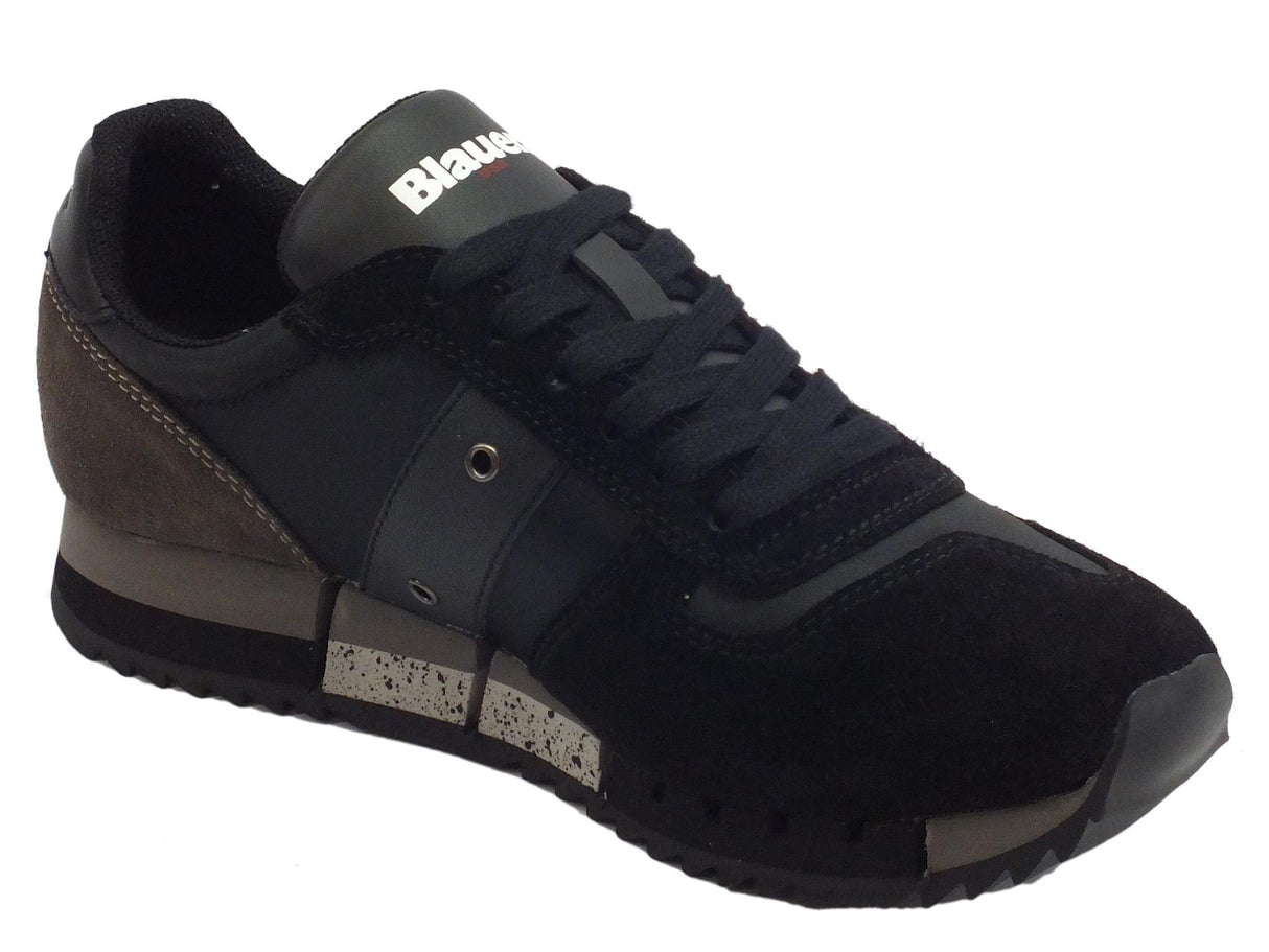 Blauer USA Sneakers Blauer USA per donna Melrose in tessuto e camoscio nero Black
