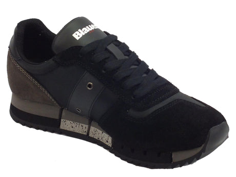 Blauer USA Sneakers Blauer USA per donna Melrose in tessuto e camoscio nero Black