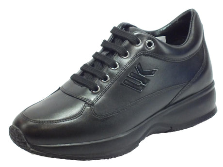 Lumberjack Scarpe per donna Lumberjack RAUL in pelle nera zeppa interna nero