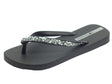 Ipanema Ipanema Colecao Collection 82685 Glam Special Fem Black infradito in gomma nero Black