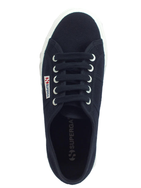 Superga Superga 2790ACOTW Linea Up And Down Blue Graphite sneakers donna sportive in tessuto zeppa alta Blue